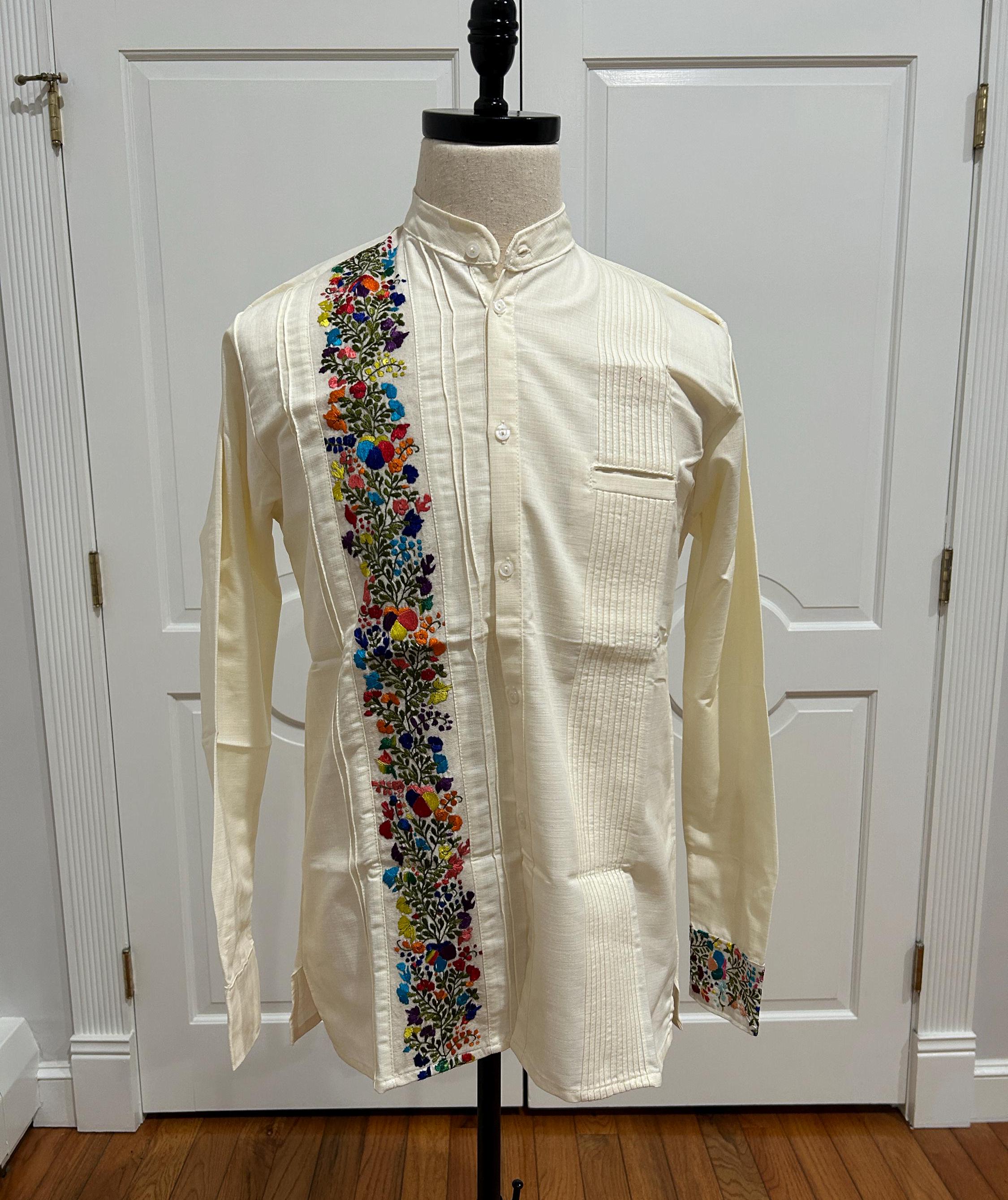 Small Hand Made Long Sleeve San Antonino Embroidery Mexican