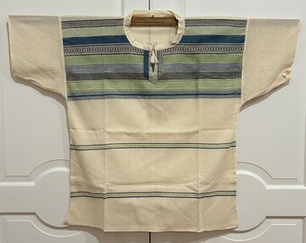 XL Hand Made Beach Mexican Men’s shirt. Lightweight hippy, cotton, comfy.