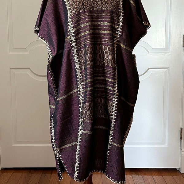 Hand Woven Mexican Huipil Dress. Oaxaca Huipil, handmade Boho, Vintage