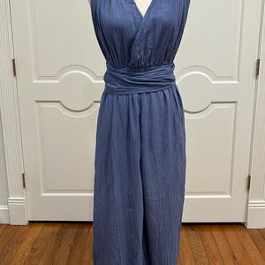 Artisan made summer lightweight Jumpsuit, made in Oaxaca Mexico.