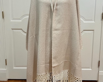 Traditional Mexican rebozo from Oaxaca Mex. Mexican shawl, handloom.