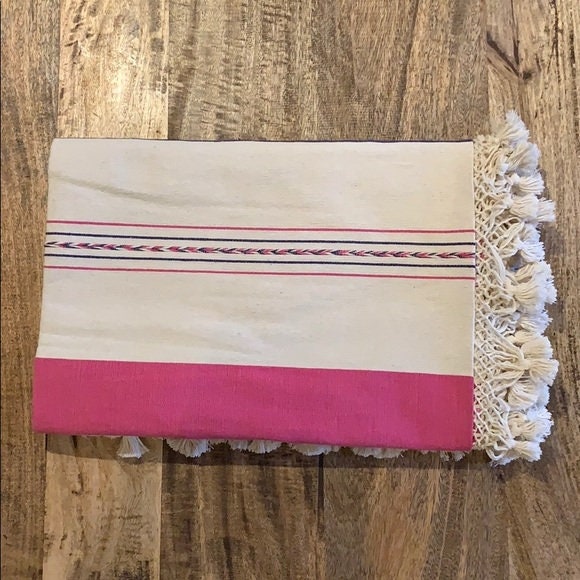 Full Size Cotton Bedspread/quilt. From Oaxaca Mex. Hand Loom, Bed