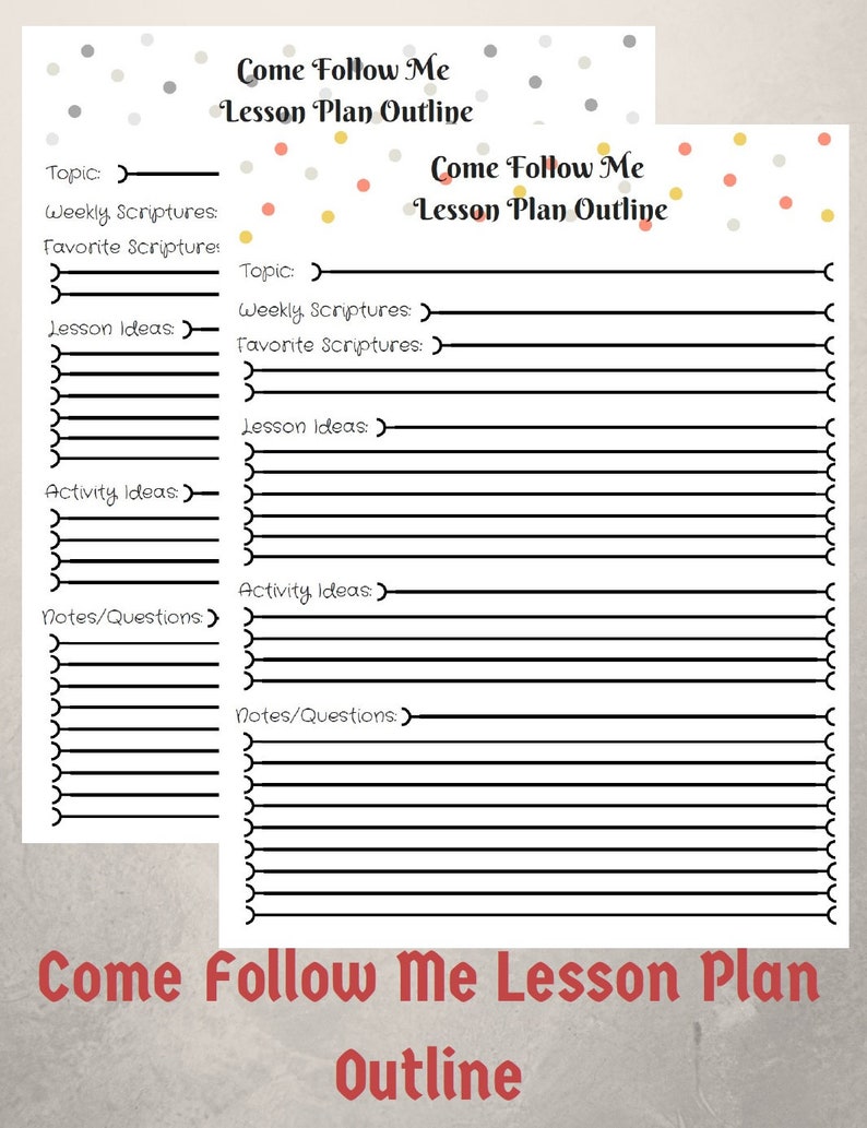 come-follow-me-lesson-plan-outline-instant-digital-download-etsy