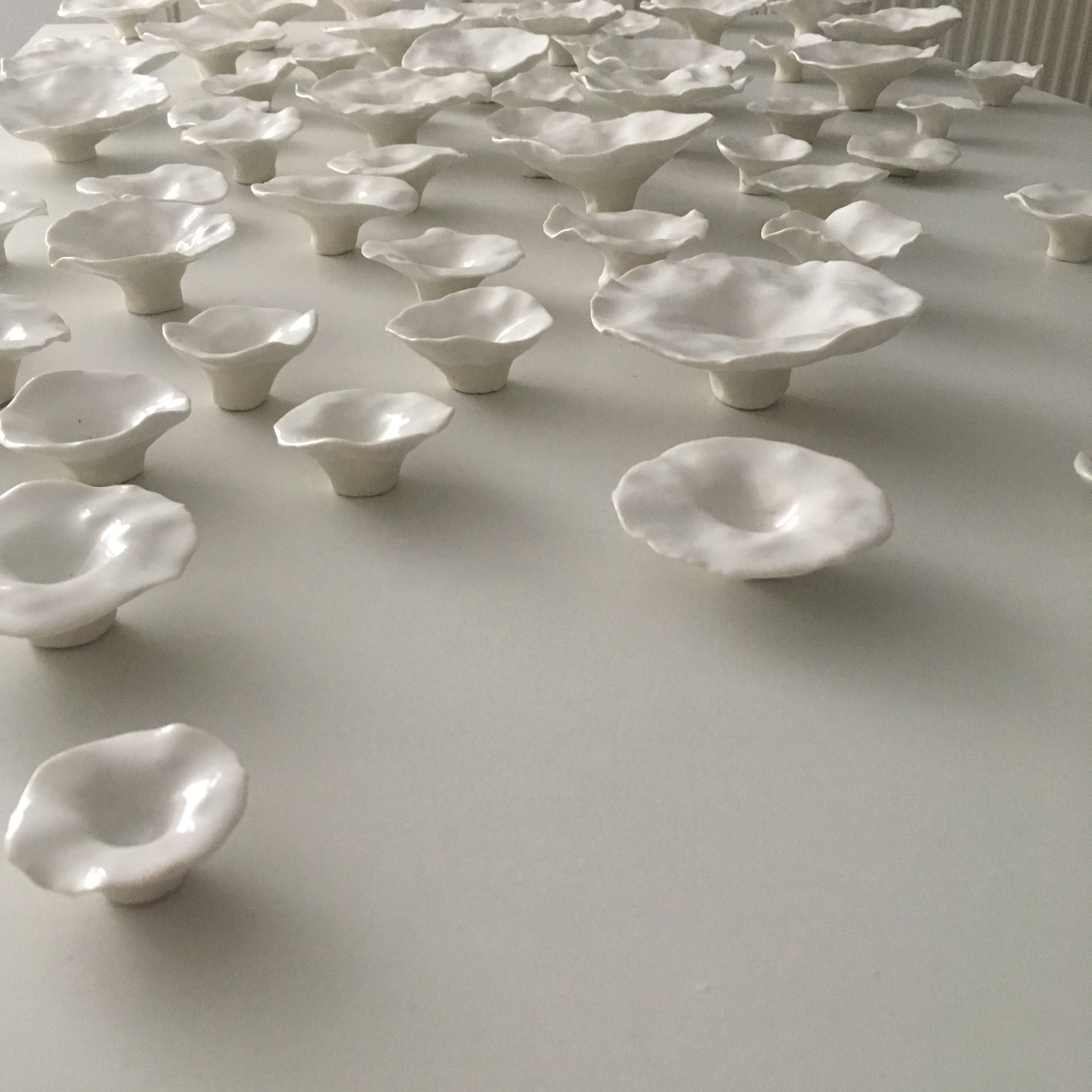 10 X Porcelain Flower Wall Art Ceramic Flower Wall Decor Etsy UK