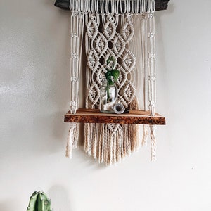 Made to order Echo Macrame Wall Shelf image 2