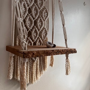 Made to order Echo Macrame Wall Shelf image 5