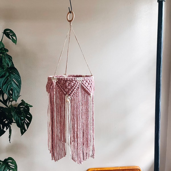 Macrame Nursery Mobile * Made to Order with 8” Hoop*