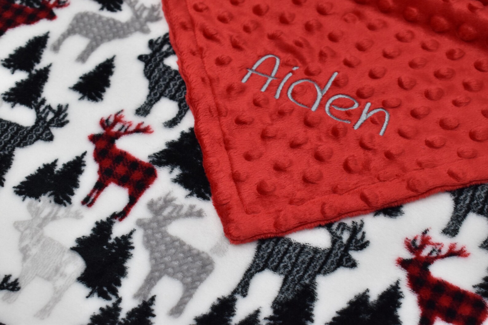 Personalized Baby Blanket Forest Baby Blanket Baby Blanket Etsy