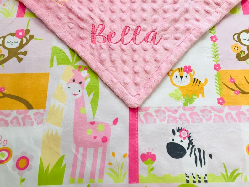 Personalized Baby Blanket Baby Girl 