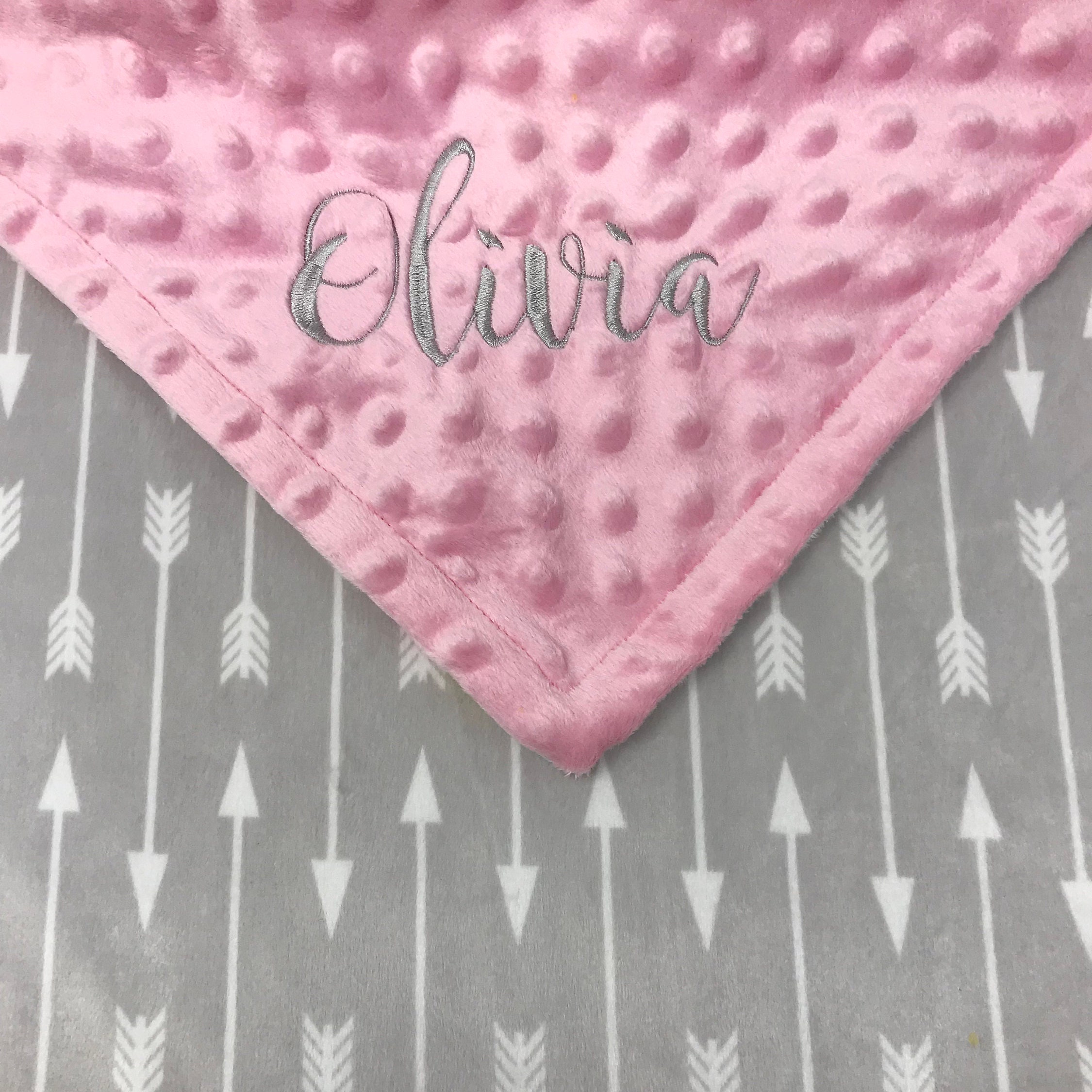Personalized Baby Blanket Arrow Baby Blanket Baby Blanket Etsy