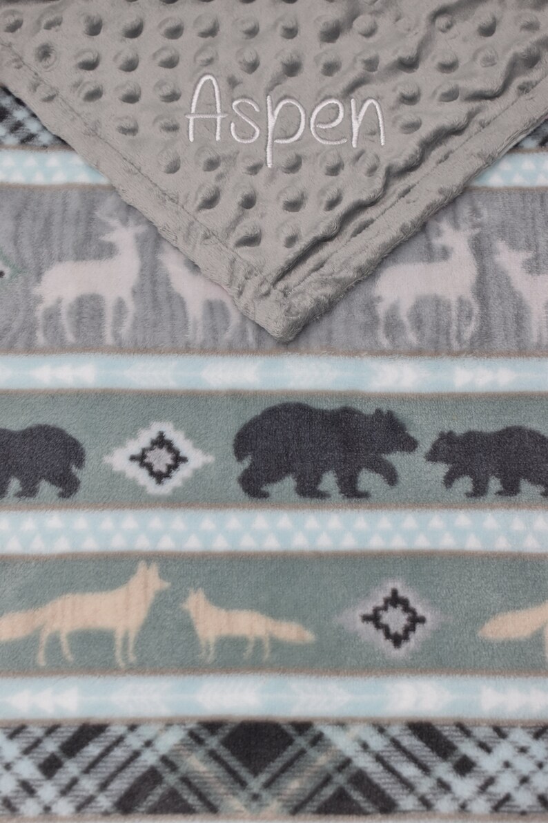 personalised pink blanket