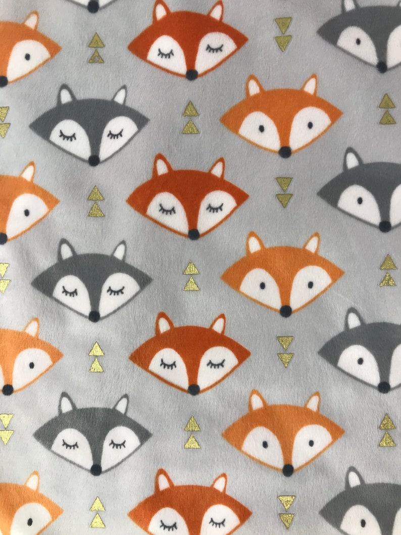 Baby Blanket Fox Baby Shower Gift Baby Boy Blanket Embroidered Baby Blanket Baby Blankets Personalized Personalized Baby Blanket