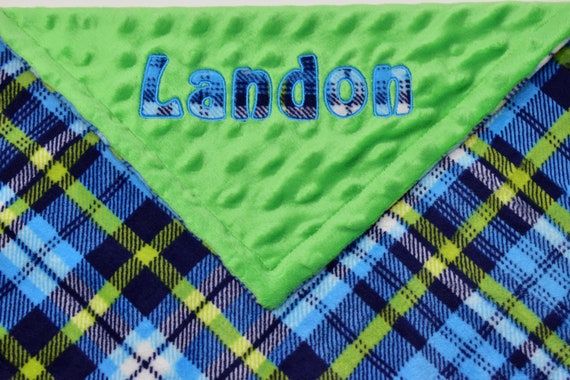 personalized baby boy blankets etsy