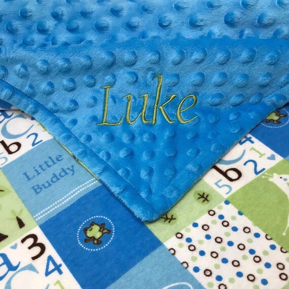 personalized baby boy blankets etsy