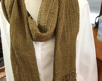 Hand woven scarf
