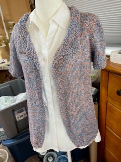 Hand knit ladies sweater