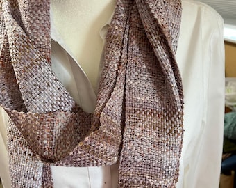 bufanda tejida a mano