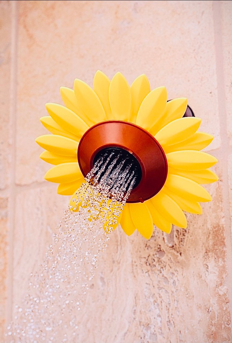 Sunflower Shower Head Showerhead Sunflower Home Gift Etsy