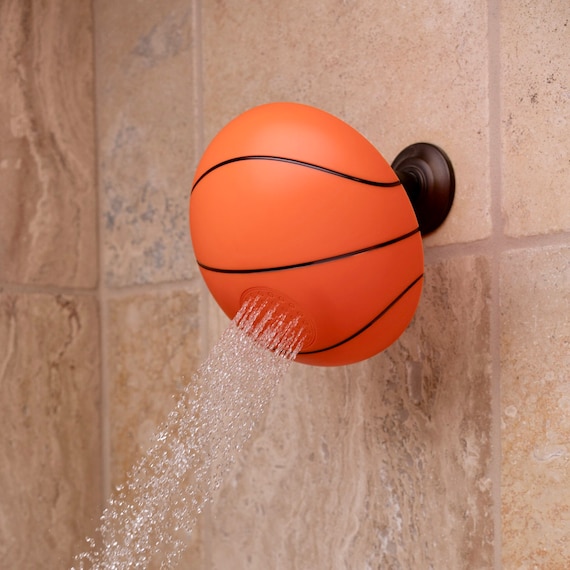 Basketball Shower Head Bathroom Decor Boys Bathroom Etsy