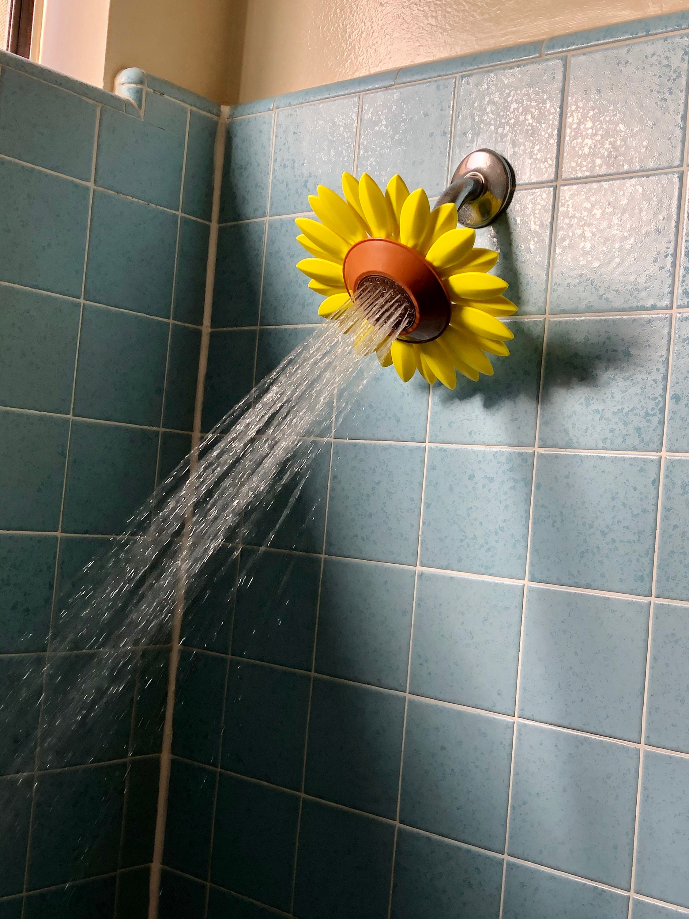 Sunflower Shower Head Showerhead Sunflower Home Gift Etsy