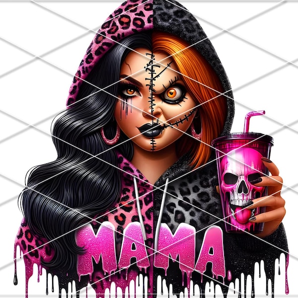 Spooky Mama Ghost PNG/ Tumbler png/ Halloween Coffee Lover Fall / Mama Halloween Girl/ Horror movie characters / Spooky season/ Spoky vibe