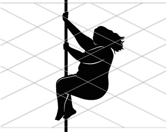 Bochtige vrouw Stripper SVG/sexy stripper bochtige vrouw/ik zal dansen voor diesel PNG/let op je zaken, ik heb gasgeld nodig/grappige paaldans SVG