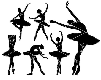 Ballerina| Ballerina Bundle SVG | Ballet svg | Male Ballerina svg | Ballerina Silhouette svg | Dancer Silhouette Svg| Ballet Svg Cut file