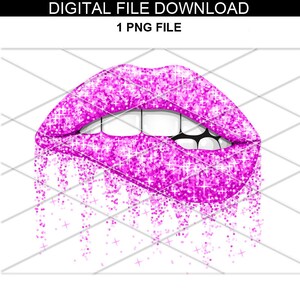 Sexy Lips, Glitter Lips PNG, Lips png, lips printable, lips sublimation, Dripping Lips Bite, drip lip png, drip lips printable, drip lips