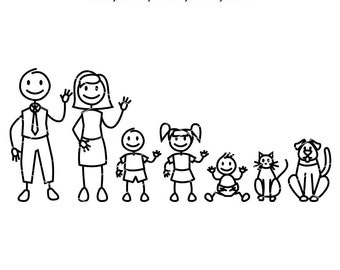 Download Stick Figure Family Etsy