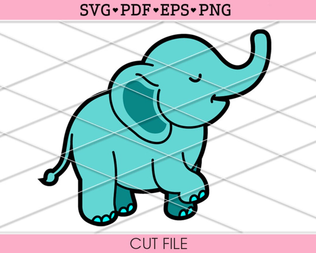 Elephant Baby SVG/ Baby Elephant Boy Cut File/ Elephant Clipart PNG