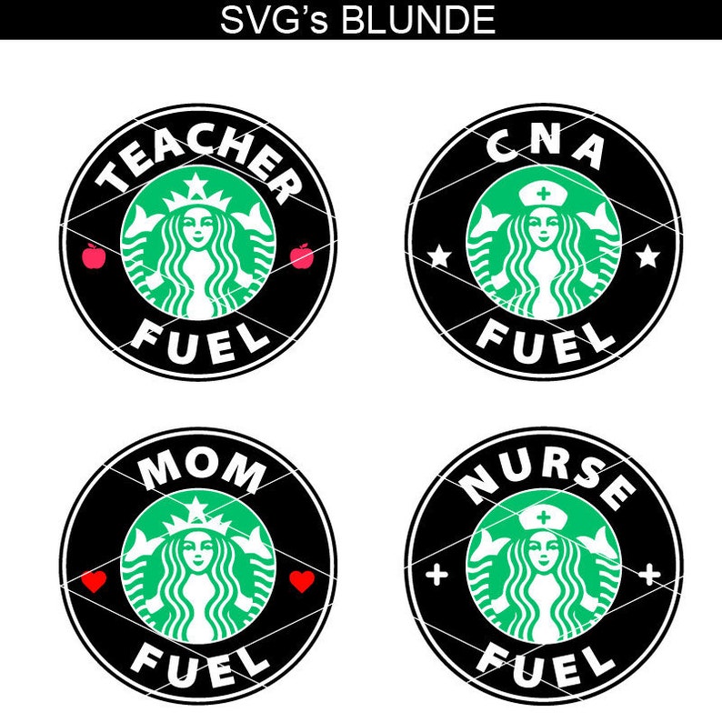 Download Starbucks Bundle Svg. Starbucks Teacher fuel svg Nurse Fuel | Etsy