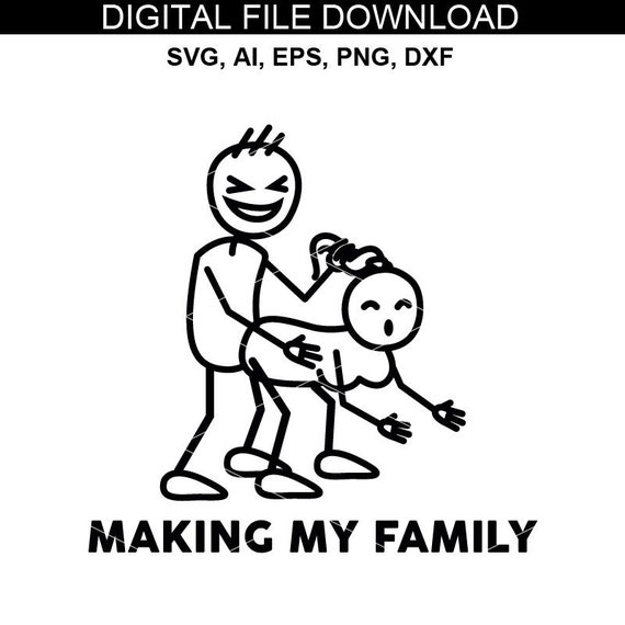 Making My Family Stick Figure Funny Decal Funny Sticker for - Etsy Australia Making My Family Stick Figure Funny Decal Funny Sticker for - Etsy Australia