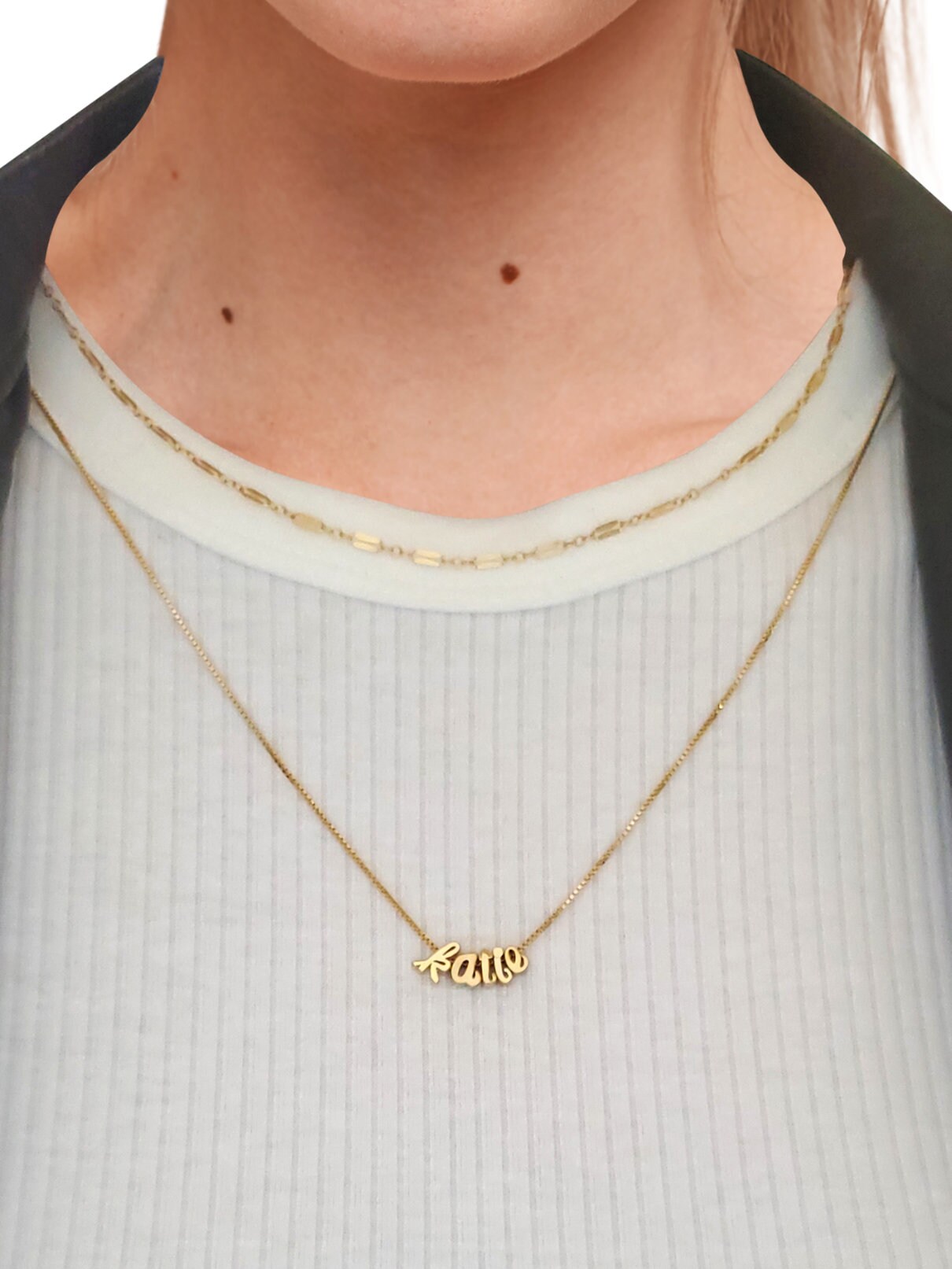Tiny Gold Cursive Initial Letter Alphabet A B C D E F G H I J K L M N O ...