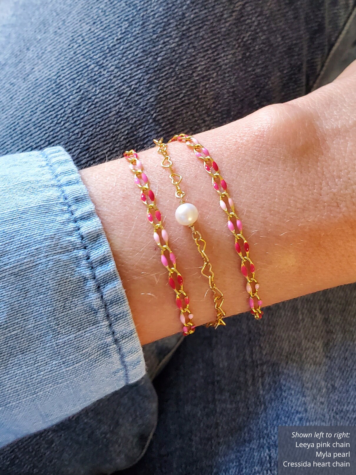 10 Colors! Enamel Chain, Multi Color Unfinished Chain by the Foot for ...
