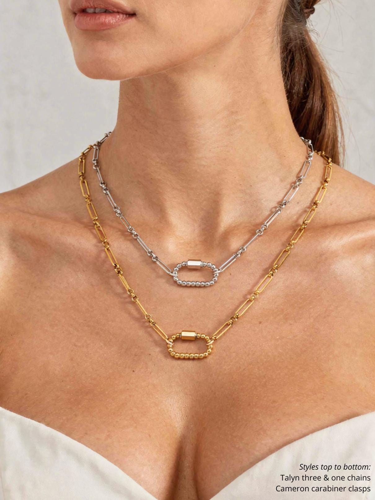 9 Styles! Stainless Steel Chain for Permanent Jewelry Unfinished Chain ...