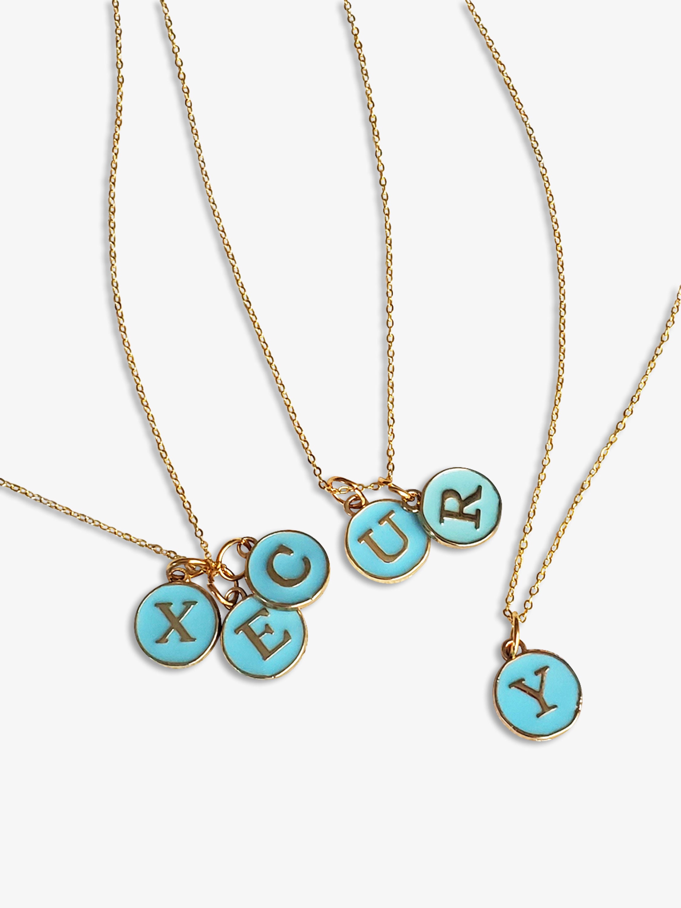 Six Sisters Beadworks - Add Initial Charm, gold, personalized, family  jewelry, letter pendant
