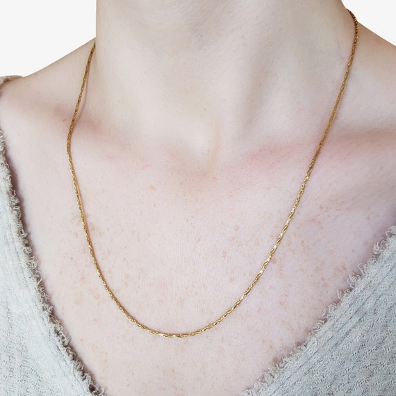 Gold Snake Chain Necklace High Quality 