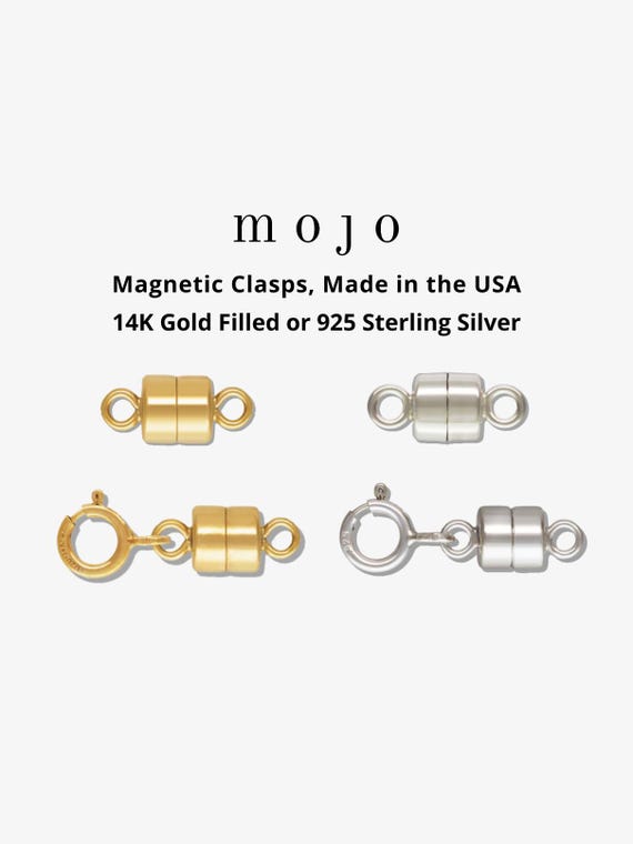 14K SILVER STERLING 925 まとめ 14k Gold Filled or 925 Sterling Silver Magnetic Clasp for Necklace