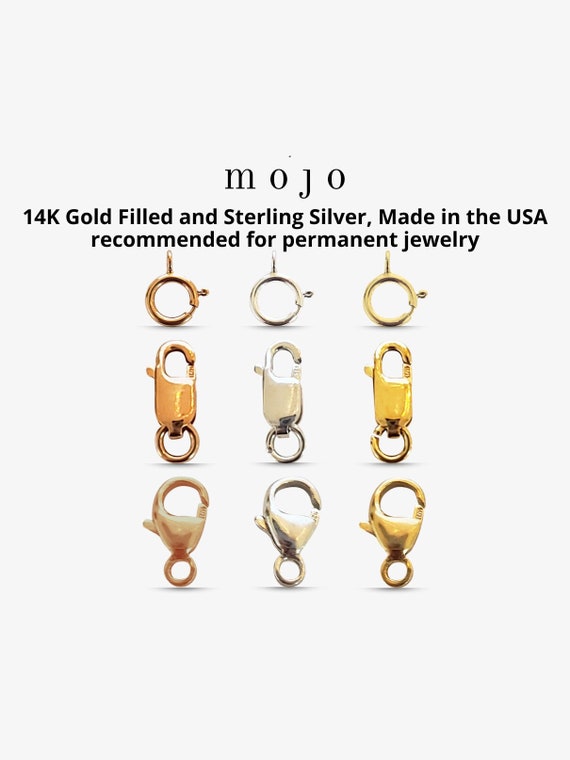 Chapado Oro Collar Pulsera 4 Cierres Magnéticos Redondos Para Joyería - 16 Mm, Chapados En Oro, Muy Fuertes THEBEADSELECTION Imán Fuerte