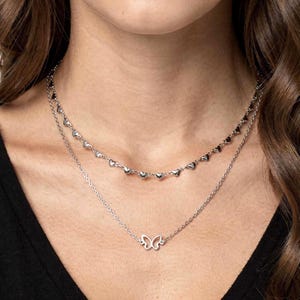 4 Styles! Heart Chains Gold and Silver PVD Plated Stainless Steel for Permanent Jewelry 3mm 4mm Chain by the Foot Bracelet Necklace Hearts image 5