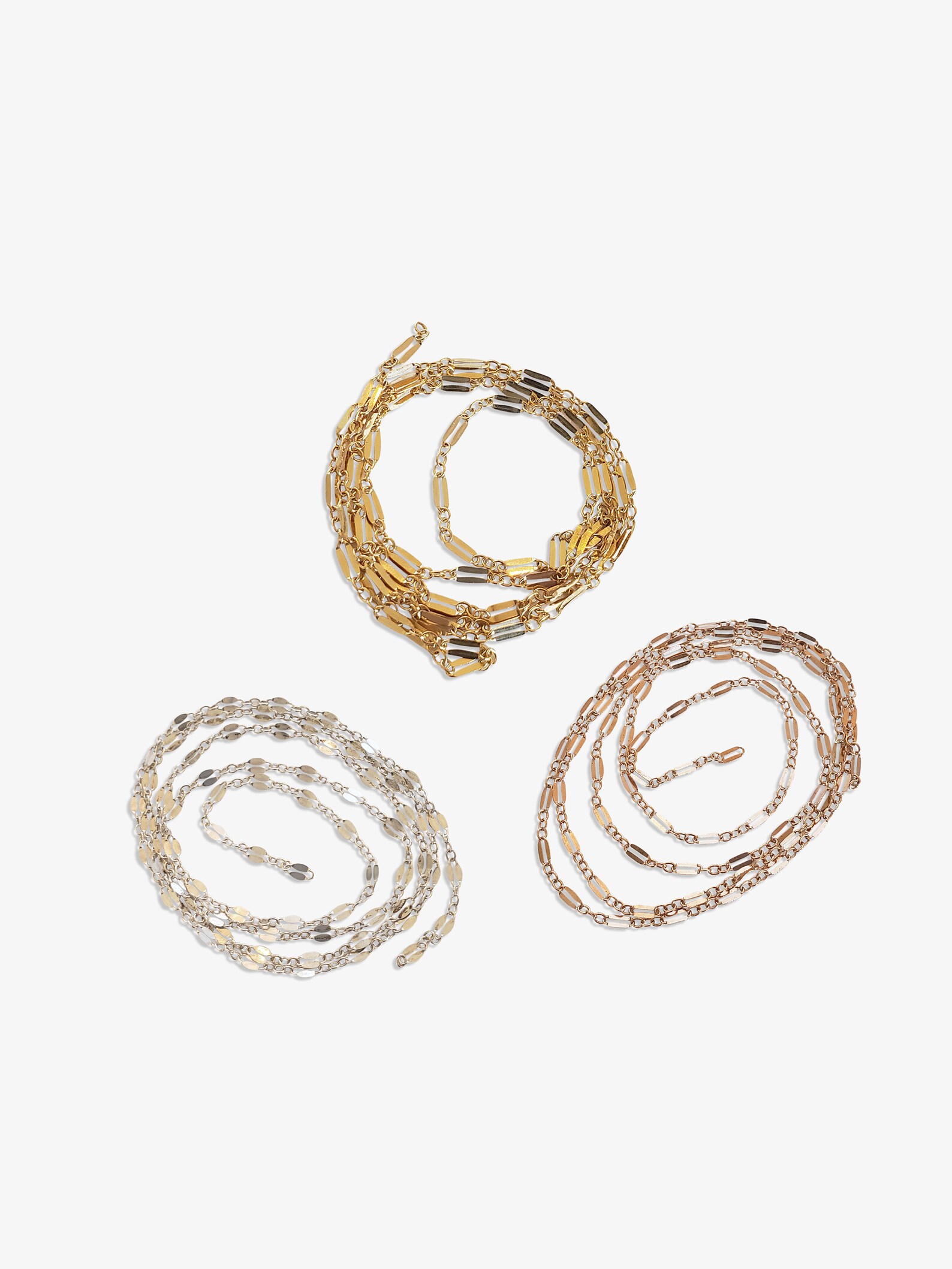 14K Gold Filled Chain By The Foot You Choose Sequin Razor Etsy