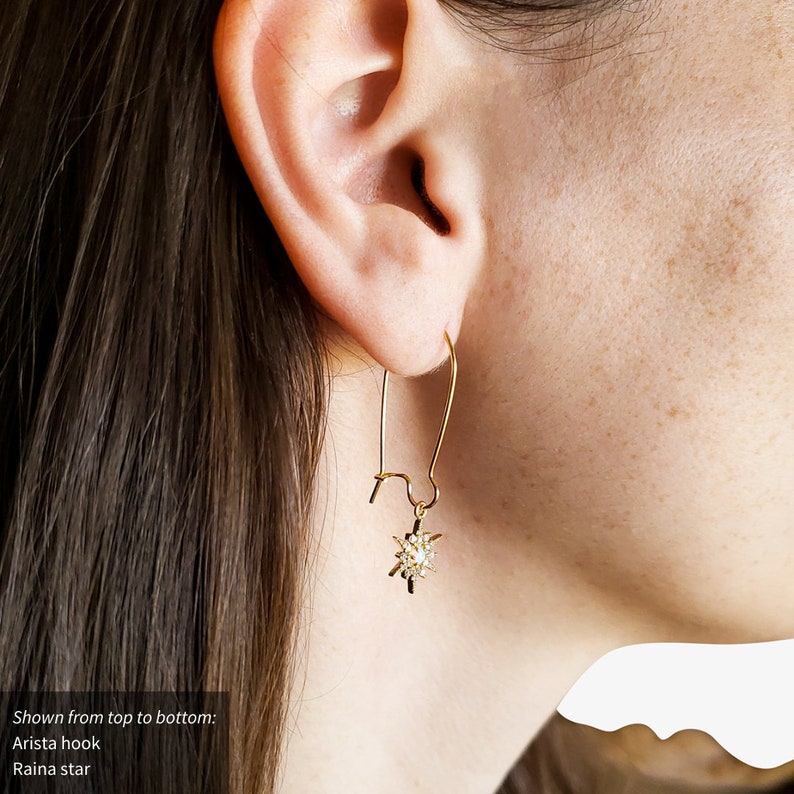 5 Pairs Ear Hooks Gold Plated Ear Wires Hooks Earring Etsy