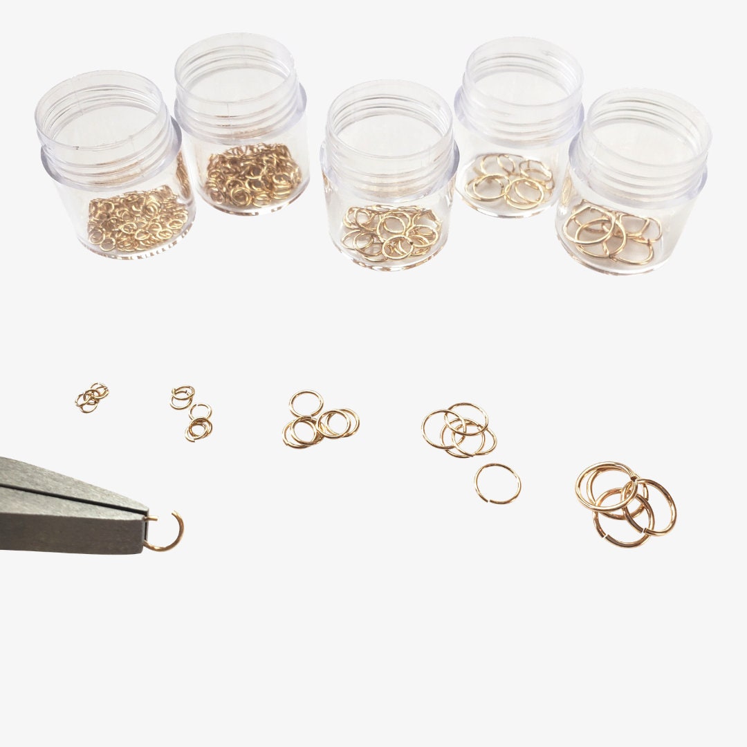 250 Piece 14K Gold Filled Jump Ring Kit Made in the USA Etsy