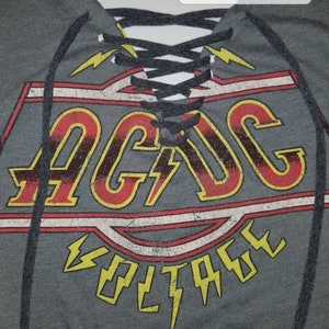 DIY Upcycled AC/DC Tank Top Handmade Classic Rock Punk Retro - Etsy