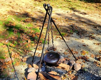 Paul Bunyan Edition Hand Forged Tripod "Bushcraft Collection"