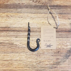 Hand Forged Steel Hook. Classic Twist Collection image 2