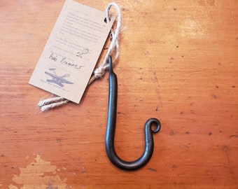 Hand Forged J Hook "Farmhouse Collection"