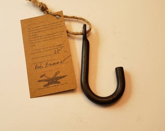 Hand forged Round J Hook "Simplicity Collection