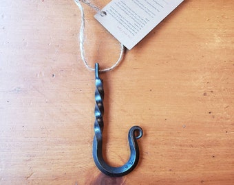 Hand Forged Steel Hook. "Classic Twist Collection