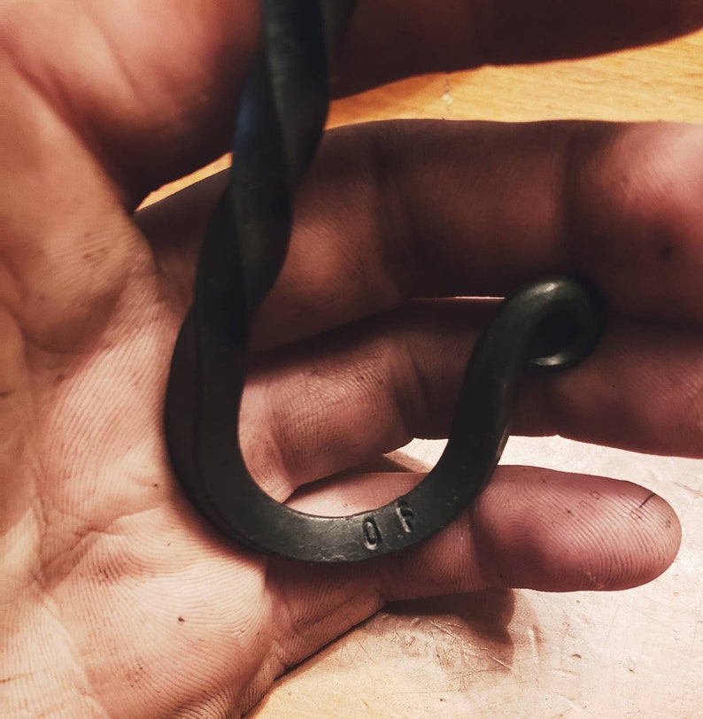 Hand Forged Steel Hook. Classic Twist Collection image 4